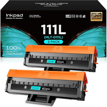 iNKPAD MLT-D111L Cartucho de tóner de repuesto compatible para Samsung MLT-D111S D111S D111L para Samsung M2026 para Xpress M2026W M2070 M2070W M2020W M2022W M2022 M2020 M2070FW (Negro, 2020) Paquete